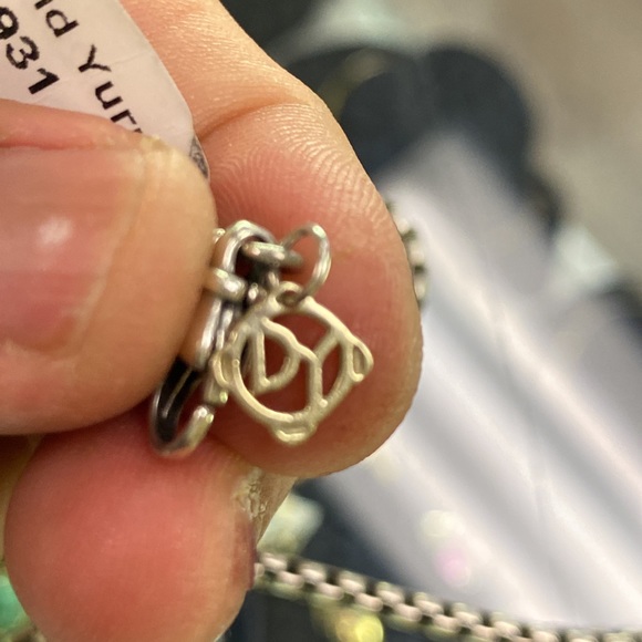 David Yurman 14k Gold & Sterling Pendant Necklace ✨No lower offers please✨ - Picture 8 of 12